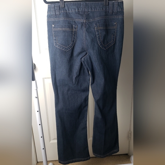 Women's French Cuff SIZE 12 Boot Leg Jeans - Picture 3 of 5